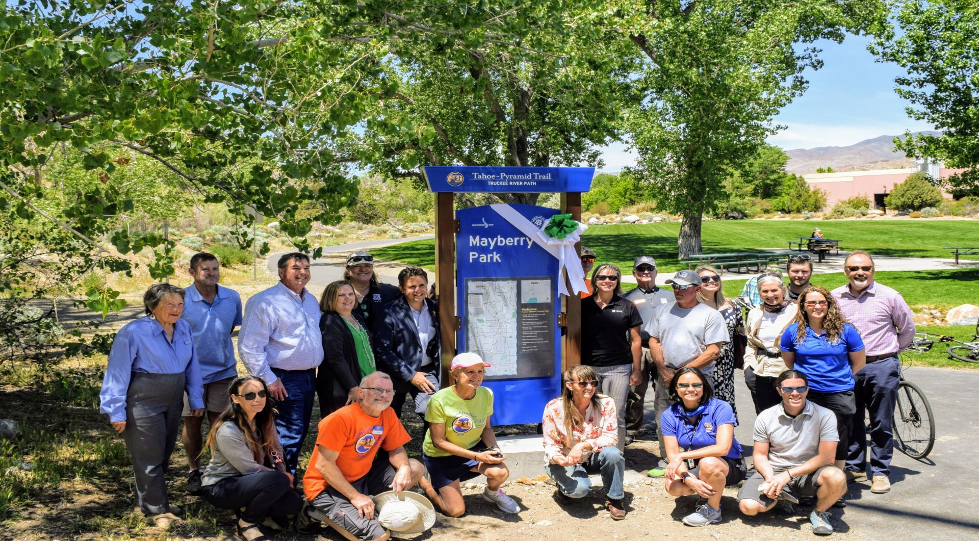 Truckee River sign celebration